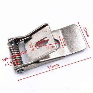 Coupleurs de câble d'éclairage de sécurité Downlights nickelés Clips à <span class=keywords><strong>ressort</strong></span> torsadé en acier au carbone Accessoires de <span class=keywords><strong>plafond</strong></span> Kits de Suspension - Product Image 5