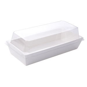 Boîte de cuisson pour desserts en acier inoxydable, emballage de pain, de pain avec fenêtre transparente - Product Image 6