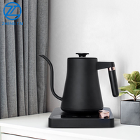 Bouilloire électrique intelligente à bec de cygne, température variable, fonction maintien au chaud, pour la préparation du café à domicile