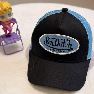 Customized <strong>Von</strong> Sports <strong>Hat</strong> Custom Embroidered <strong>Dutch</strong> Trucker <strong>Hat</strong> Available on a First-come, First-served Basis - Product Image 2