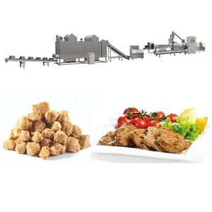 Extrusora de <span class=keywords><strong>soja</strong></span> con alto contenido de proteína, planta automática de fabricación de alimentos de proteína de <span class=keywords><strong>soja</strong></span> con componente de motor central de aplicación TVP - Product Image 5