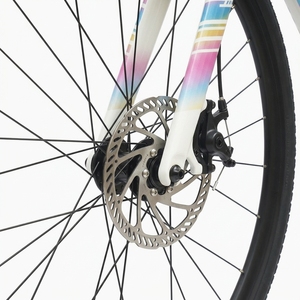 Bicicleta de Carretera de Carreras con Manillar Plano FIREFOX 700C, Horquilla de Fibra de Carbono, <span class=keywords><strong>Eje</strong></span> Pasante, Cuadro de Aluminio, 9 Velocidades, Freno de Disco Hidráulico, Ligera - Product Image 5