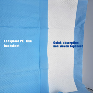 High Absorbency <b>Bed</b> <b>Pads</b> with Adhesive Strip Disposable Heavy Duty Waterproof Incontinence Underpads for Elderly Adults - Product Image 4