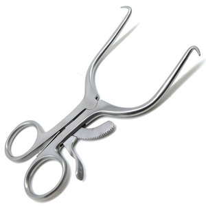 Écarteur en acier inoxydable de qualité supérieure à longues broches Source d'alimentation manuelle Instruments chirurgicaux pointus Conception professionnelle sur mesure - Product Image 1