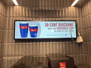 Supermercado Edge Shelf Display 1000NITs Pantalla <span class=keywords><strong>de</strong></span> publicidad Barra elástica Pantalla <span class=keywords><strong>de</strong></span> TV LCD con Android CMS - Product Image 4