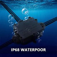 Wasserdichte Anschlussdose Greenway M686-T IP68 3-Wege-Elektroverbinder 4-Pin 5-Pin Anschluss 0,5-2,5mm² 24A 450V Kupfer PC