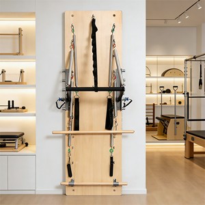 <span class=keywords><strong>Barre</strong></span> de Pilates murale réglable certifiée CE - Équipement d'entraînement à mouvements complets Pilates Reformer - Product Image 5