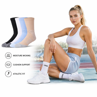 Chaussettes de sport en nylon tricoté pour jeunes, antidérapantes, résistantes à la friction, absorbant la transpiration, séchage rapide, pour le basketball