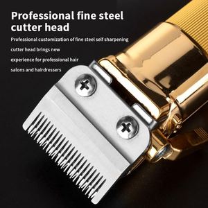 Multi Speed Adjustable Durable Hair Clippers with Sharp <b>Blades</b> Limiters <b>Barber</b> Tool Portable LCD Screen Hair Styling Machine - Product Image 2