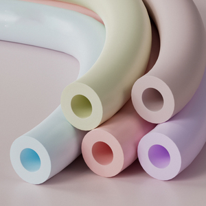 PINJIAN Vente en gros Ensemble de 12 bandes de résistance pour femmes, bandes de résistance élastiques en TPE avec barre de Pilates - Product Image 5