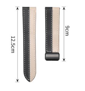 Bracelet de montre en cuir véritable en gros pour montres à boucle magnétique universelle de 18 mm, 20 mm, 22 mm - Product Image 2