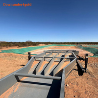 Energiesparende Gold-Trommelsieb-Anlage 100 Tonnen/Stunde Schleusenbox-Goldwaschanlage mit integriertem Stromsystem für Fluss- und Bachbergbau