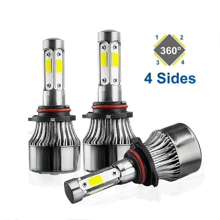Auto led scheinwerfer 6500k auto licht h4 LED lampe h7 h11 h8 9004 9005 9006 9007 h10 h13 h16 9012 9003 led-lampen auto styling
