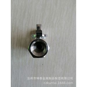 Mini Válvula de Bola de Acero Inoxidable 316 de 1/2 Pulgada con Doble Rosca Interna Tipo Flotante para Agua y Medios con Ácidos Débiles y Bases - Product Image 3