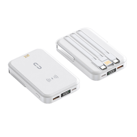 Support de câbles intégré magnétique portable 15W/20W/22.5W Chargeur sans fil 10000mAh PD Li-Polymère Multifonctionnel Charge rapide