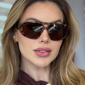 Gafas de Sol de Piloto Vintage de Lujo con Doble Puente para Mujer, Tendencia 2026, Clásicas para Hombre, Lentes de Sol para Viaje y Conducción, Gafas Femeninas - Product Image 1