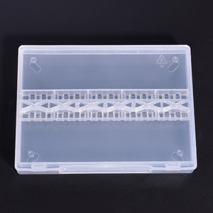 KADS <b>Nail</b> Bit Holder Storage Box 14 Slots Transparent PP <b>Nail</b> Drill Bit Display Organizer <b>Case</b> for Manicure Salon Tool - Product Image 5