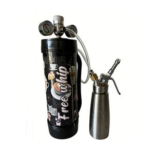 Siphon à crème en métal CO2 gratuit, cylindre de gaz haute pression pour outils de dessert, acier au carbone écologique, usage industriel - Product Image 6