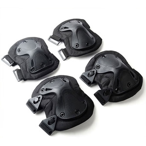 Venta al por mayor Rodilleras negras Coderas Tiro Senderismo Almohadillas protectoras tácticas - Product Image 1