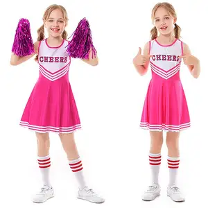 Cheer Leader Uniform Phantasie Cheerleader Kostüm Schulmädchen Outfits Kleid Outfits