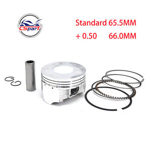 ชุดแหวนลูกสูบ65.5มม. 66.0มม. 15มม.,ชุดแหวนลูกสูบสำหรับ<span class=keywords><strong>CB250</strong></span> CB200 200CC 250CC 165FMM ZongShen <span class=keywords><strong>Loncin</strong></span>เดิร์ทพิทไบค์ชิ้นส่วนมอเตอร์ไซค์ - Product Image 2