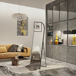 Handmade kính hiện đại sàn gương kim loại đóng khung phòng ngủ di động mặc quần áo tường treo trang trí nội thất khách sạn kỷ niệm nhà - Product Image 4