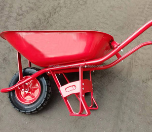 Plateau en métal de construction brouette Artco pour l'Indonésie Oman brouette à roue extra profonde roue en caoutchouc solide Gerobak Sorong Artco - Product Image 6