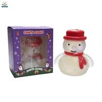 Nouveau jouet à presser de Noël, Bonhomme de neige musical en maltose, jouet souple anti-stress, ornement décoratif, cadeau de fêtes