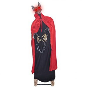 Decoración de Halloween: Muñeco Animatrónico de Payaso Fantasma o Chica Hombre Lobo, Activado por Infrarrojos, para Escenas de Terror y Fiestas - Product Image 2