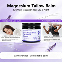 Baume au suif de magnésium BLIW Private Label 60g, hydratant, absorption rapide, crème pour le visage, pour un sommeil réparateur, soin beauté bio