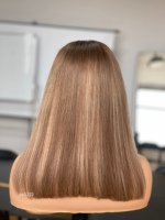 Perruque Lace Front SHY 13x5 en Cheveux Humains, Ligne de Cheveux Pré-Pluckée, Nœuds Simples, Design 5.0, Approvisionnement Stable, Perruque HD Lace, Fabricant