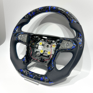 Volant en fibre de carbone et capuchon décoratif rouge pour Chevrolet Camaro C7 C8 <span class=keywords><strong>Corvette</strong></span>, directement de l'usine - Product Image 4