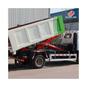 Camión de basura tipo carro Dongfeng usado asequible Camión de basura tipo brazo de <span class=keywords><strong>gancho</strong></span> pequeño de 7 toneladas de <span class=keywords><strong>segunda</strong></span> <span class=keywords><strong>mano</strong></span> - Product Image 3