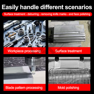 Duurzame Keramische Vezelborstel Met Roestvrijstalen Handgreep Voor Oem Diepe Binnendiameter Kruisopening En Verwijdering Van Gereedschapsmarkeringen - Product Image 5