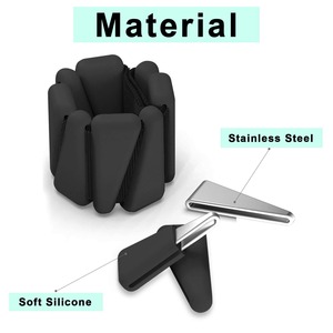 Vente en gros usine : Poids réglables en silicone pour poignets et chevilles, 2lb 4lb, bracelet lesté en fer portable pour Yoga Pilates, logo personnalisé - Product Image 2