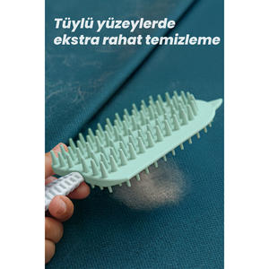 Brosse à poils doux en silicone ATA HOME pour chats, chiens, lapins, moutons, design de dessin animé, poignée ergonomique - Product Image 3