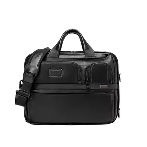 High Quality Custom-made Leather Laptop <b>Bag</b> with Custom logo Multiple Pockets Soft Texture Office Use Casual Style - Product Image 1