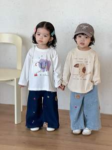 T-shirt per Bambini Casual in Cotone a Maniche Lunghe con Stampa Cartoon Primavera 2026 all'Ingrosso - Product Image 3