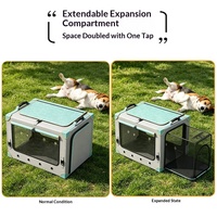 Multifunktionaler, faltbarer Haustierkäfig aus Oxford-Gewebe für den grenzüberschreitenden Transport – tragbar, großvolumig, atmungsaktiv für Katzen und Hunde