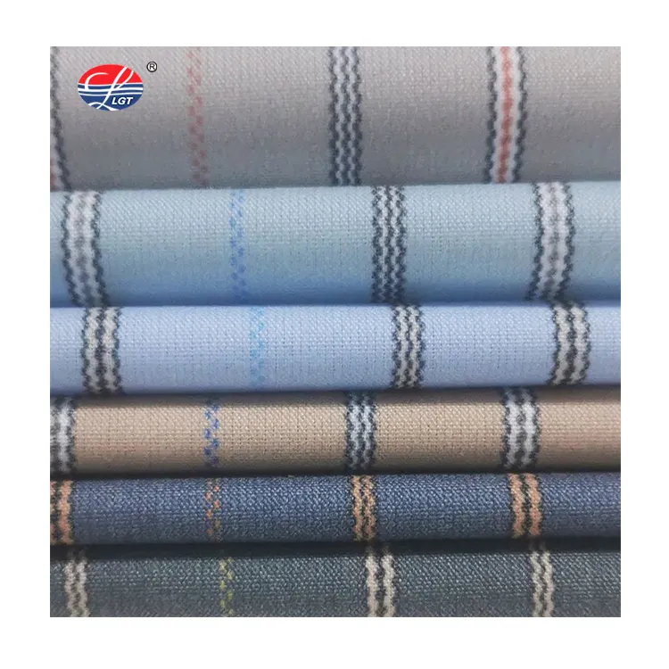 custom luxury digital printed soft stripe bamboo polyester nida abaya shirt material shirting fabric men for abaya scarf fabric