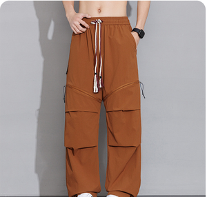 Pantalones <span class=keywords><strong>Cargo</strong></span> Casuales de Verano para Hombre, Talla Grande, Holgados, Largos, Desmontables, de Dos en Uno, con Diseño Moderno y Combinado - Product Image 4