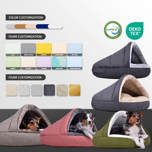 Bestseller Letti Ortopedici Personalizzati in Memory Foam per Cani e Gatti, Cuscini per Auto con Rivestimento Lavabile e Rimovibile OEM ODM - Product Image 2