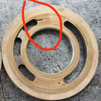 Plaque de soupape de pompe hydraulique de ventilateur pour bulldozer D155AX-6, référence 708-1T-13590, pièces de pompe pour engins de construction, origine Japon, testée
