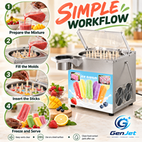 Machine à glaces commerciale 40 positions en acier inoxydable, 1200W, congélateur sur pied pour café et pâtisserie