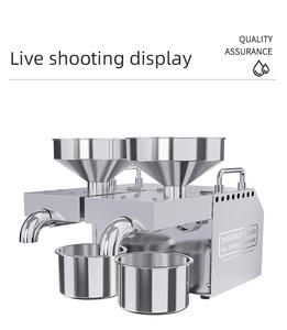 2024 entièrement automatique petit ménage tournesol cacahuète sésame noix presse à <span class=keywords><strong>huile</strong></span> presse à chaud Machine pour <span class=keywords><strong>huile</strong></span> de maïs pour un usage domestique - Product Image 3