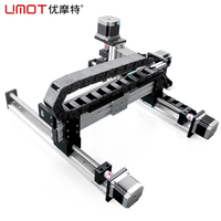 Robot à portique linéaire UMOT 3 axes XYZ robot cartésien CNC guidage linéaire axe z personnalisé