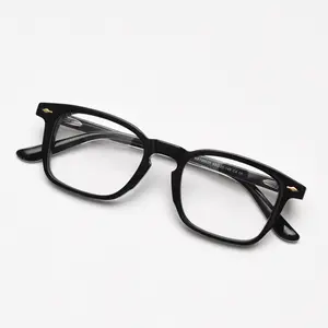 2024 occhiali da vista montatura uomo donna Johnny Depp occhiali Vintage Computer acetato occhiali montatura per uomo lente chiara