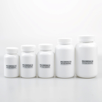 Bouteilles en plastique pour médicaments, capsules de pilules, avec bouchon à vis résistant aux enfants, en HDPE opaque blanc, 175cc, 225cc, 250cc, 400cc, 500cc