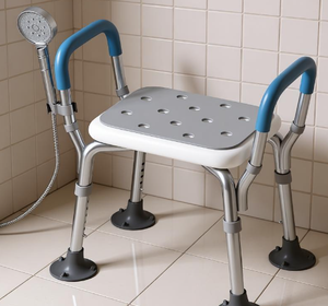 Tabouret de bain simple et portable en alliage d'aluminium anti-chute, chaise antidérapante pour personnes âgées et femmes enceintes - Product Image 3
