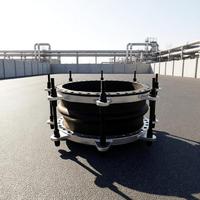 Compensateur en caoutchouc EPDM à double sphère DN40 type à bride PN10 pour système de protection incendie